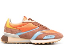 Venice suede-panel sneakers