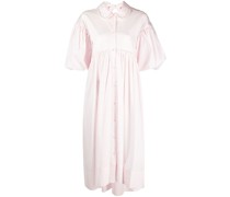 Hemdkleid mit Puffärmeln