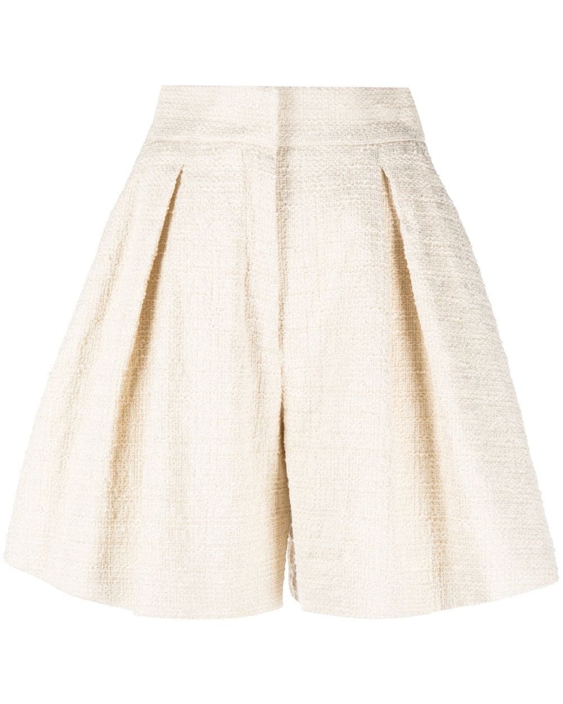 Genny Damen Klassische Tweed-Shorts