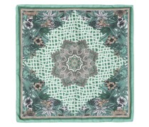 Seidenschal mit Mandala-Print