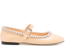 Audrey leather ballerina shoes