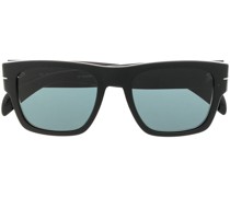 Sonnenbrille mit eckigem Gestell