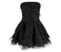 Gerüschtes Minikleid aus Organza