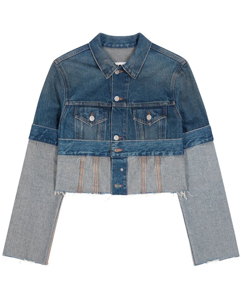 Maison Margiela Damen Jeansjacke im Deconstructed-Look