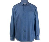 Langärmeliges Jeanshemd