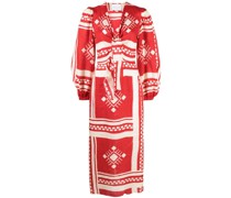 Kleid mit geometrischem Print
