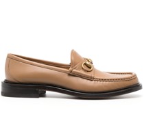 Horsebit leather loafers