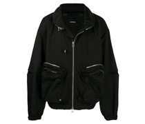 Windbreaker mit Reißverschlüssen