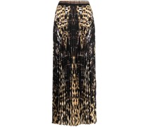 Rock mit Leoparden-Print