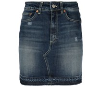 Ausgeblichener Jeans-Minirock