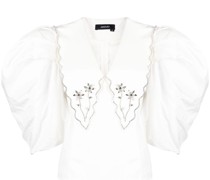 Bluse mit Puffärmeln