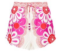 Maia floral-print shorts