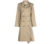 Zweifarbiger Trenchcoat