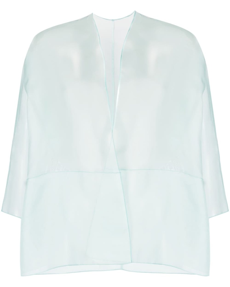 Antonelli Firenze Damen Semi-transparente Seidenjacke