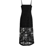 Midikleid mit Spitzeneinsatz