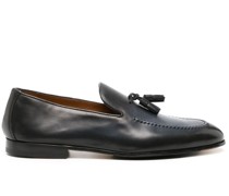 tassel-detailed leather loafers