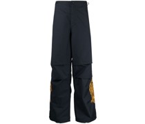 Gerade Hose mit Tiger-Print