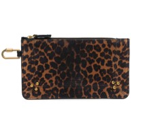 Portemonnaie mit Leoparden-Print