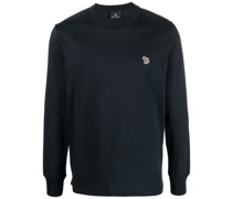Sweatshirt mit Zebra-Patch