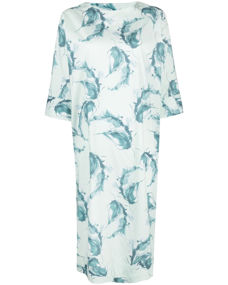 Malo Damen Midikleid mit abstraktem Print