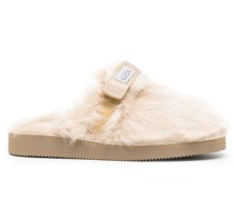 Zavo 2-EU Pantoletten aus Faux Fur