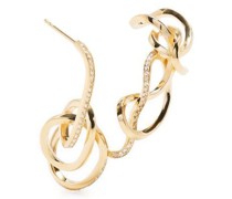 Vergoldeter Ring mit Kristallen