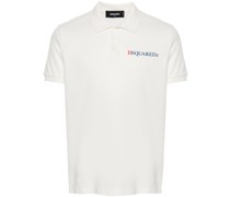 Pikee-Poloshirt mit Logo-Print