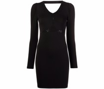 Kristallverziertes Samtkleid