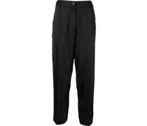 Geometrisch gemusterte Cropped-Hose