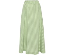 Marla striped midi skirt