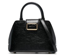 Handtasche mit Logo-Prägung