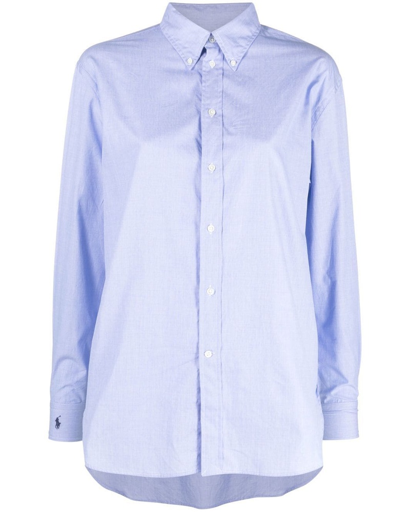 Ralph Lauren Damen Hemd mit Logo-Stickerei