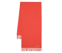 Gestrickter Schal mit Fransen