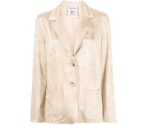 Geblümter Jacquard-Blazer