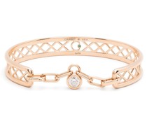 18kt Rotgoldarmband mit einem Diamanten