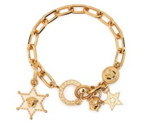 Medusa Star chain-link bracelet