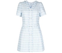 Kariertes Tweed-Minikleid