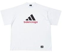 x adidas T-Shirt mit Logo-Print