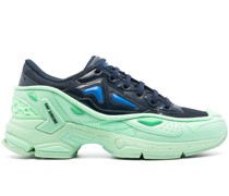 panelled lace-up sneakers
