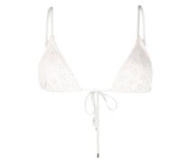 Bikini mit Lochstickerei