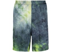 Bermudas mit abstraktem Print