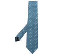 polka dot-print silk tie