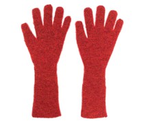 Gestrickte Handschuhe