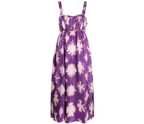 Seidenkleid mit Batikmuster