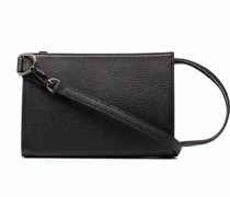 Schultertasche aus strukturiertem Leder