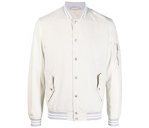 Bomberjacke mit Streifendetail