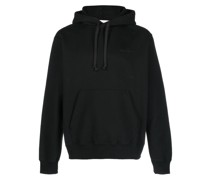 Hoodie mit Logo-Stickerei