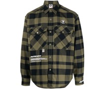 AAPE BY *A BATHING APE® Hemd mit Karomuster