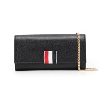 Schultertasche mit Logo-Patch