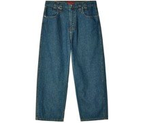 Weite Jeans im Workwear-Look